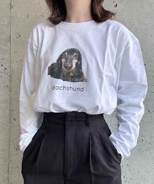 cuorequal(クオレコール)の「アニマルプリントロングTシャツ(Tシャツ/カットソー・レディース・A/B/C/D/E・MEDIUM/LARGE)」の12枚目の写真