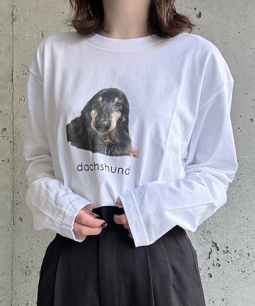cuorequal(クオレコール)の「アニマルプリントロングTシャツ(Tシャツ/カットソー・レディース・A/B/C/D/E・MEDIUM/LARGE)」の13枚目の写真