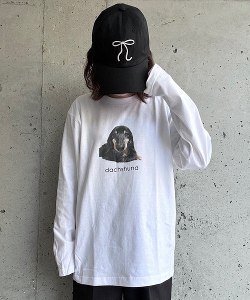 cuorequal(クオレコール)の「アニマルプリントロングTシャツ(Tシャツ/カットソー・レディース・A/B/C/D/E・MEDIUM/LARGE)」の15枚目の写真