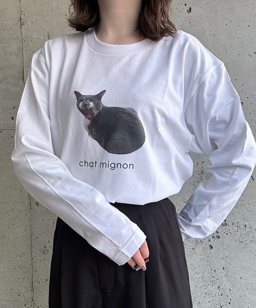 cuorequal(クオレコール)の「アニマルプリントロングTシャツ(Tシャツ/カットソー・レディース・A/B/C/D/E・MEDIUM/LARGE)」の18枚目の写真