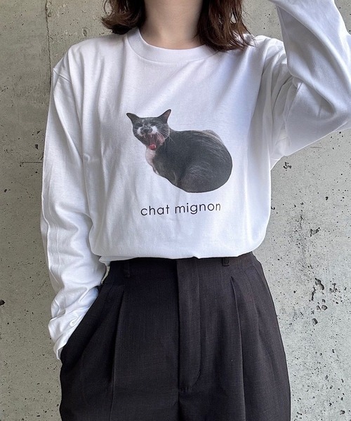 cuorequal(クオレコール)の「アニマルプリントロングTシャツ(Tシャツ/カットソー・レディース・A/B/C/D/E・MEDIUM/LARGE)」の19枚目の写真