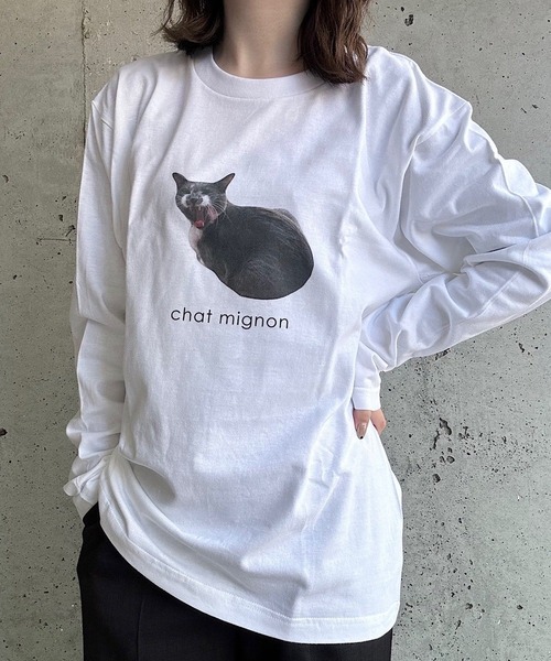 cuorequal(クオレコール)の「アニマルプリントロングTシャツ(Tシャツ/カットソー・レディース・A/B/C/D/E・MEDIUM/LARGE)」の20枚目の写真