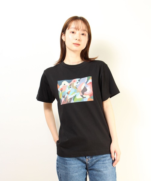 Common Noun(コモン ナウン)の「"SPORTS" Kana Akiyama 天竺半袖T(Tシャツ/カットソー・レディース・杢グレー/ホワイト/ブラック/イエロー・LARGE/MEDIUM)」の3枚目の写真