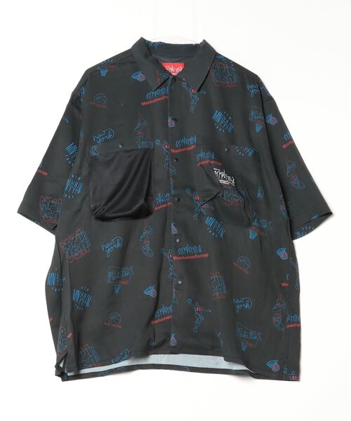 Manhattan Portage（マンハッタンポーテージ）の「【 Manhattan Portage / マンハッタンポーテージ 】アロハシャツ 半袖 Aloha Shirt 24SS-MP-M565 MNF（シャツ/ブラウス・メンズ・ベージュ/ブラック・L/M）」の3枚目の写真