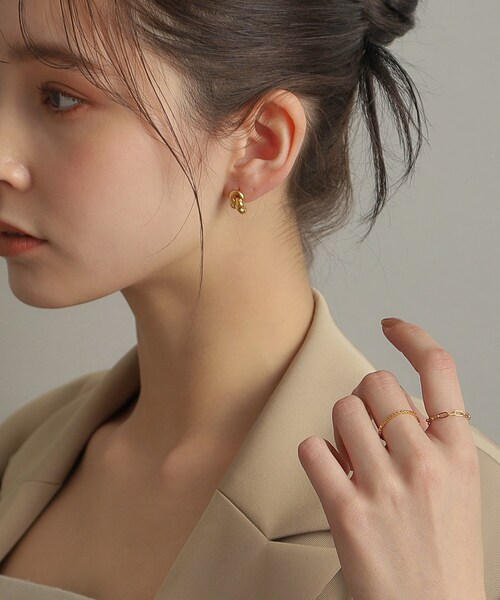 COCOSHNIK（ココシュニック）の「シルバー チェーンリング ベネチアン GP（リング・レディース・ゴールド・10/13/16）」の10枚目の写真