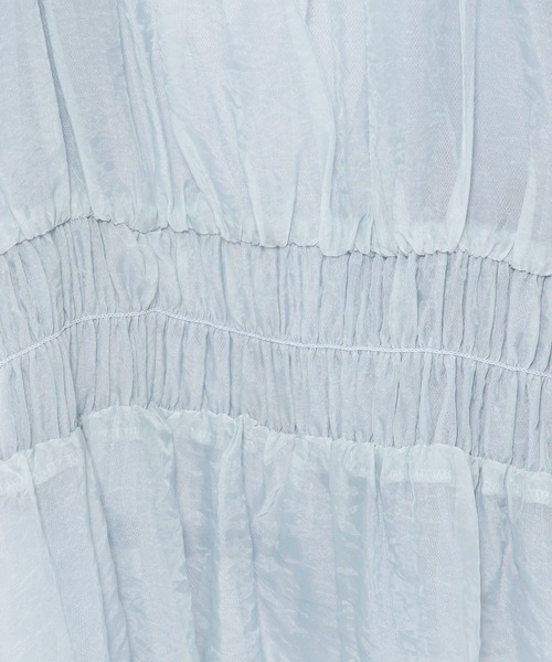 mysty woman（ミスティウーマン）の「リバーシブル肩リボンチュニック　122206（シャツ/ブラウス・レディース・ブルー/アイボリー/ブラック・FREE）」の19枚目の写真