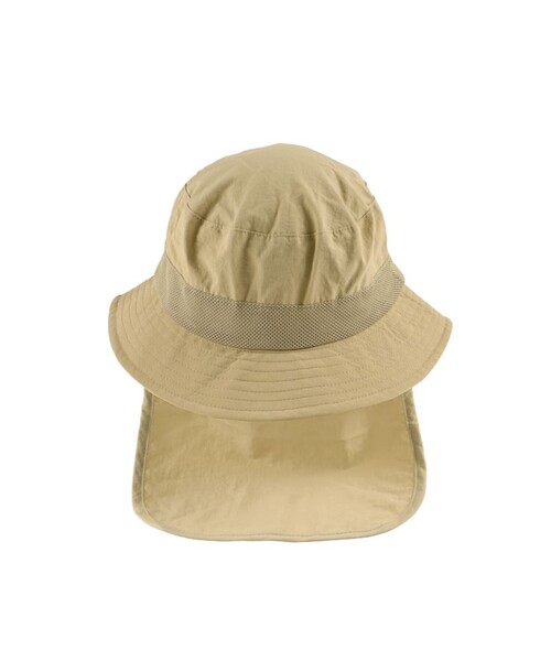 BRANSHES（ブランシェス）の「【水陸両用/撥水加工】日よけ付きナイロンハット（ハット・キッズ・ベージュ/ネイビー/オレンジ・52cm/50cm/54cm/56cm）」の10枚目の写真