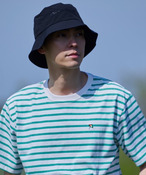 Arnold Palmer(アーノルドパーマー)の「撥水 ナイロンタスラン シェア ハット(ハット・レディース・ベージュ/ブラック・F)」の2枚目の写真