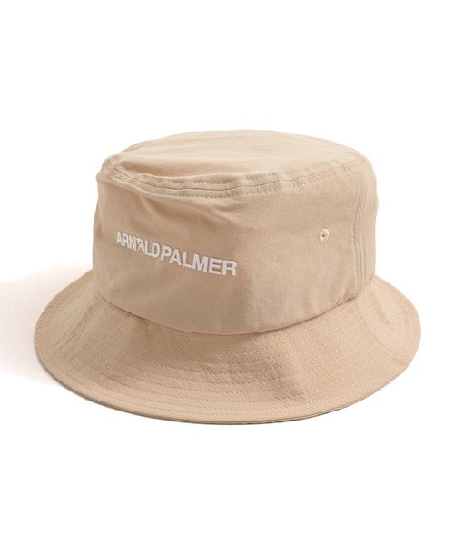 Arnold Palmer(アーノルドパーマー)の「撥水 ナイロンタスラン シェア ハット(ハット・レディース・ベージュ/ブラック・F)」の9枚目の写真