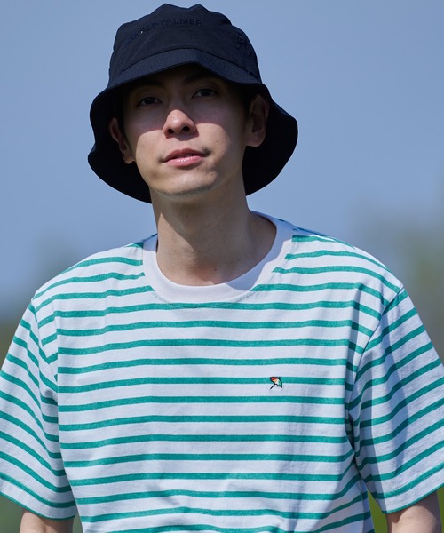 Arnold Palmer(アーノルドパーマー)の「撥水 ナイロンタスラン シェア ハット(ハット・レディース・ベージュ/ブラック・F)」の11枚目の写真