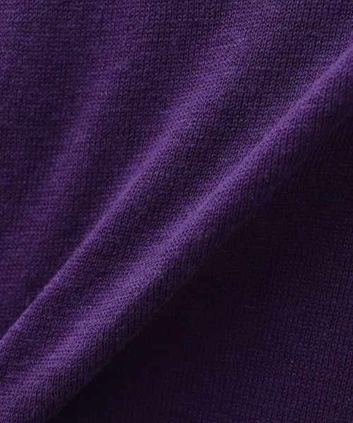 EDIFICE（エディフィス）の「【LA BOUCLE / ラブークル】シルク/リネン スキッパー（ポロシャツ・メンズ・グレー/アイボリー/サックスブルー/ブラウン/ラベンダー・2/3）」の20枚目の写真