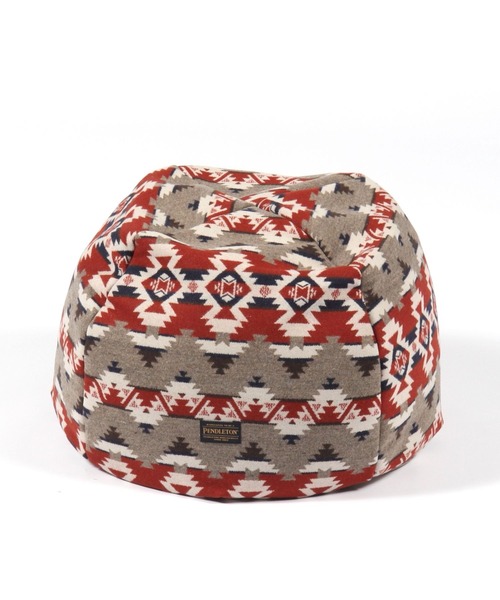 PENDLETON(ペンドルトン)の「【PENDLETON(ペンドルトン)】ビーズクッション(クッション/クッションカバー・レディース・レッド/ベージュ・0)」の4枚目の写真