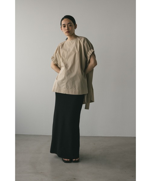 STYLEMIXER（スタイルミキサー）の「ギャザースリーブボクシーブラウス（シャツ/ブラウス・レディース・ホワイト/ベージュ/ネイビー・FREE）」の15枚目の写真