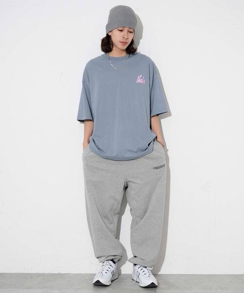 WEGO(ウィゴー)の「∴WEGO/別注オハナグラフィックT(Tシャツ/カットソー・メンズ・ホワイト/サックスブルー・MEDIUM/LARGE)」の4枚目の写真