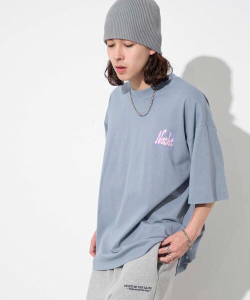 WEGO(ウィゴー)の「∴WEGO/別注オハナグラフィックT(Tシャツ/カットソー・メンズ・ホワイト/サックスブルー・MEDIUM/LARGE)」の9枚目の写真