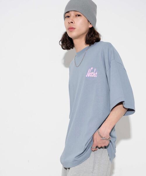 WEGO(ウィゴー)の「∴WEGO/別注オハナグラフィックT(Tシャツ/カットソー・メンズ・ホワイト/サックスブルー・MEDIUM/LARGE)」の11枚目の写真