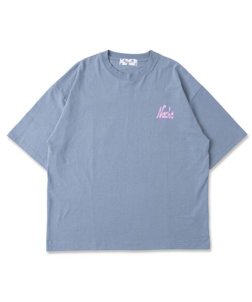 WEGO(ウィゴー)の「∴WEGO/別注オハナグラフィックT(Tシャツ/カットソー・メンズ・ホワイト/サックスブルー・MEDIUM/LARGE)」の13枚目の写真