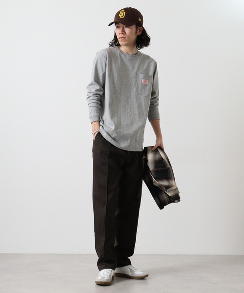 BIG MIKE(ビッグマイク)の「BIGMIKE 長袖TEEシャツ(Tシャツ/カットソー・メンズ・ホワイト/ブラック/グレー・M/XL/L)」の7枚目の写真
