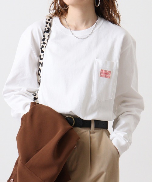 BIG MIKE(ビッグマイク)の「BIGMIKE 長袖TEEシャツ(Tシャツ/カットソー・メンズ・ホワイト/ブラック/グレー・M/XL/L)」の10枚目の写真