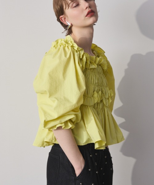 moussy - moussy フリルブラウスの通販 by mayuuu♡'s shop