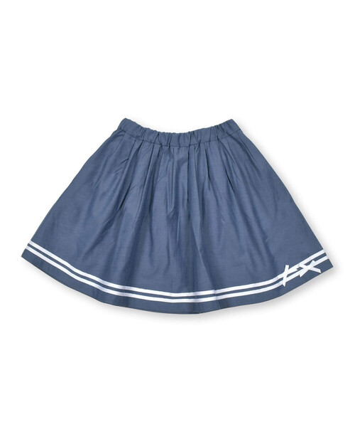 【セール】シャンブレーマリンスカート(90~150cm)（スカート）｜BeBe（ベベ）