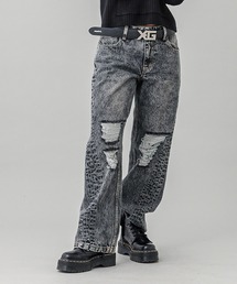X-girl | DISTRESSED LOOSE FIT DENIM PANTS(デニムパンツ)