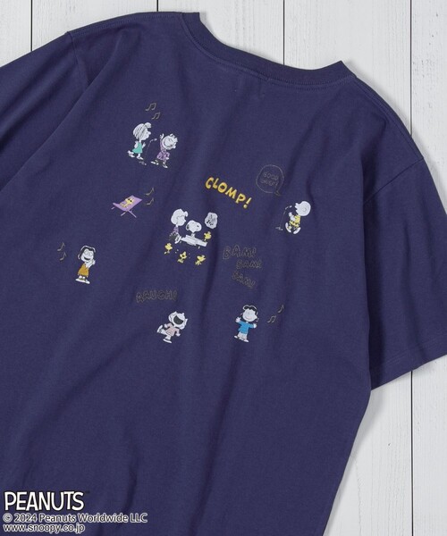 PEANUTS(ピーナッツ)の「PEANUTS(ピーナッツ)×coen プリントTシャツ(Tシャツ/カットソー・レディース・オフホワイト/ライトグレー/ダークグレー/コバルトブルー/その他1/その他2・M/L)」の4枚目の写真