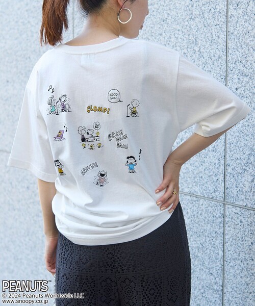 PEANUTS(ピーナッツ)の「PEANUTS(ピーナッツ)×coen プリントTシャツ(Tシャツ/カットソー・レディース・オフホワイト/ライトグレー/ダークグレー/コバルトブルー/その他1/その他2・M/L)」の16枚目の写真