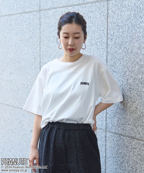 PEANUTS(ピーナッツ)の「PEANUTS(ピーナッツ)×coen プリントTシャツ(Tシャツ/カットソー・レディース・オフホワイト/ライトグレー/ダークグレー/コバルトブルー/その他1/その他2・M/L)」の20枚目の写真
