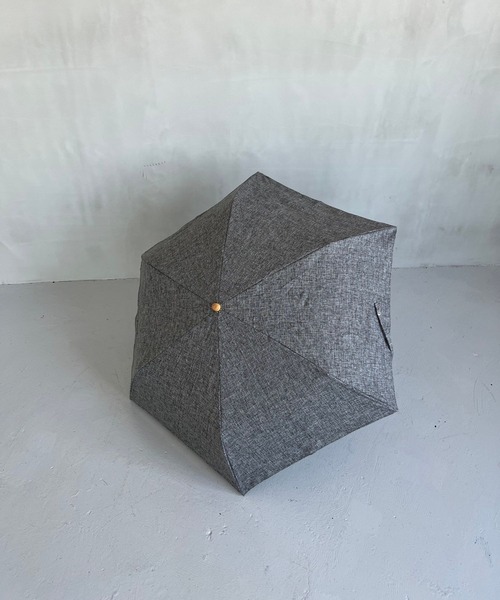 Me%（ミィパーセント）の「【晴雨兼用傘】バッグ付きミニカサ　102557（折りたたみ傘・レディース・ブルー/グレー/アイボリー/ブラック・FREE）」の3枚目の写真