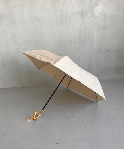 Me%（ミィパーセント）の「【晴雨兼用傘】バッグ付きミニカサ　102557（折りたたみ傘・レディース・ブルー/グレー/アイボリー/ブラック・FREE）」の7枚目の写真