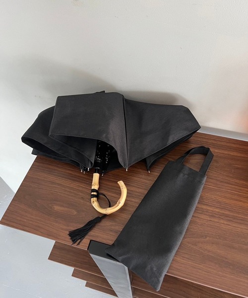 Me%（ミィパーセント）の「【晴雨兼用傘】バッグ付きミニカサ　102557（折りたたみ傘・レディース・ブルー/グレー/アイボリー/ブラック・FREE）」の10枚目の写真