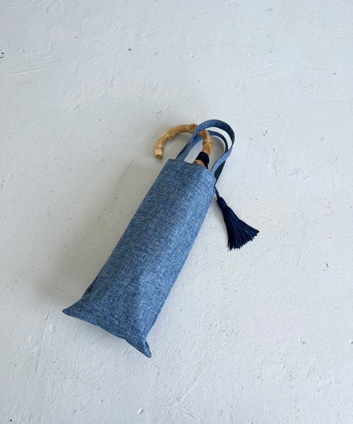 Me%（ミィパーセント）の「【晴雨兼用傘】バッグ付きミニカサ　102557（折りたたみ傘・レディース・ブルー/グレー/アイボリー/ブラック・FREE）」の16枚目の写真