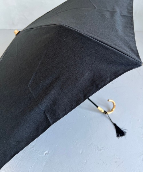 Me%（ミィパーセント）の「【晴雨兼用傘】バッグ付きミニカサ　102557（折りたたみ傘・レディース・ブルー/グレー/アイボリー/ブラック・FREE）」の14枚目の写真