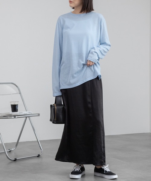 YOHEIOHNO シアートップス サイドスリット入オーバーサイズスラブシアートップス 通販