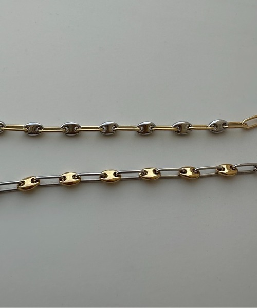 lawgy（ラウジー）の「mix circle charm chain bracelet / ミックスサークルチャームチェーンブレスレット（ブレスレット・レディース・シルバー/ゴールド・FREE）」の9枚目の写真