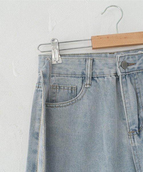 madrepadre(マドレパドレ)の「リボンハイウエストデニムパンツ(デニムパンツ・レディース・ブルー・MEDIUM/LARGE)」の13枚目の写真