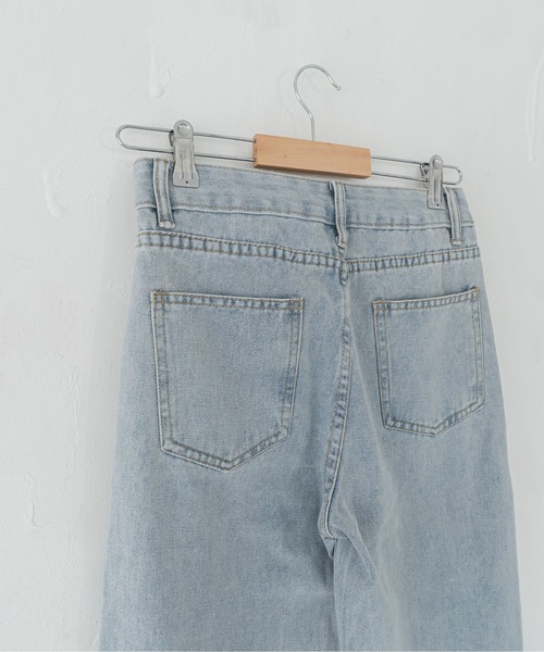 madrepadre(マドレパドレ)の「リボンハイウエストデニムパンツ(デニムパンツ・レディース・ブルー・MEDIUM/LARGE)」の15枚目の写真