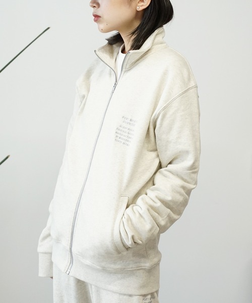 POET MEETS DUBWISE(ポエットミーツダブワイズ)の「POET MEETS DUBWISE/ポエットミーツダブワイズ PMD Embroidery Zip Jersey ジャージ(ジャージ・メンズ・ライトブルー/オートミール・M/L)」の18枚目の写真