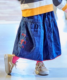BIG FIELD | 刺繍デニムスカート(デニムスカート)