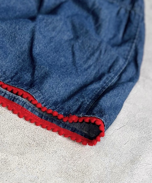 BIG FIELD（ビッグフィールド）の「刺繍デニムスカート（デニムスカート・キッズ・ブラック/ネイビー・90/100/110/120/130/140/150）」の7枚目の写真