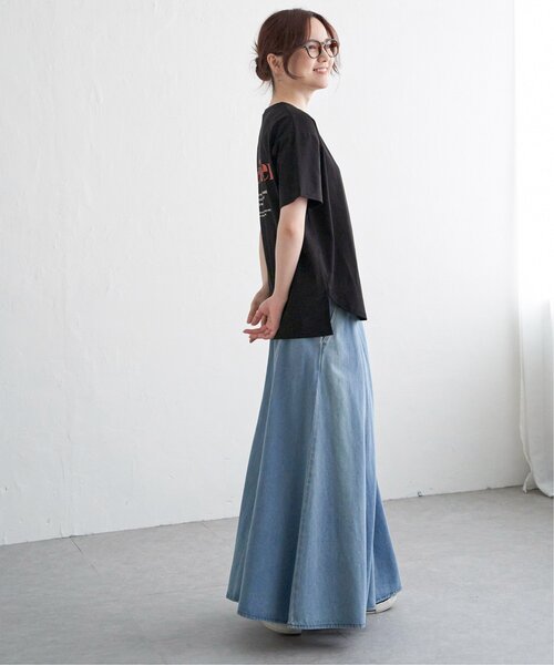 LBC（エルビーシー）の「【接触冷感】TCシルケットバックプリントTシャツ（Tシャツ/カットソー・レディース・ブラック/ホワイト/ライトオレンジ系/ライトグリーン・M）」の15枚目の写真