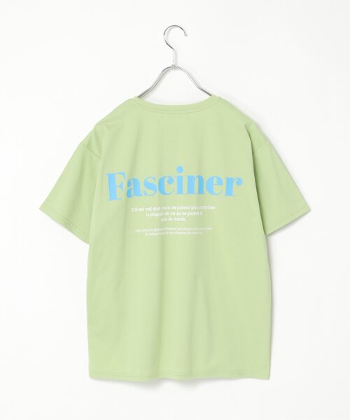 LBC（エルビーシー）の「【接触冷感】TCシルケットバックプリントTシャツ（Tシャツ/カットソー・レディース・ブラック/ホワイト/ライトオレンジ系/ライトグリーン・M）」の18枚目の写真