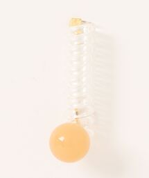 macaroni edge（マカロニエッジ）の「〈macaroni edge/マカロニエッジ〉ヘアゴム ドットチャーム スプリングゴム（ヘアゴム）」