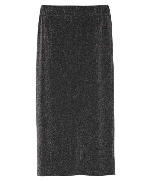 Petit fleur(プチフルール)の「・Petit Fleur ラメナロースカート(スカート・レディース・ブラック/シルバー/グリーン・FREE)」の6枚目の写真