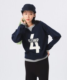 BEAMS BOY | Jackman × BEAMS BOY / 別注 別注 ロゴ リブ ロングスリーブ Tシャツ 24AW(Tシャツ/カットソー)