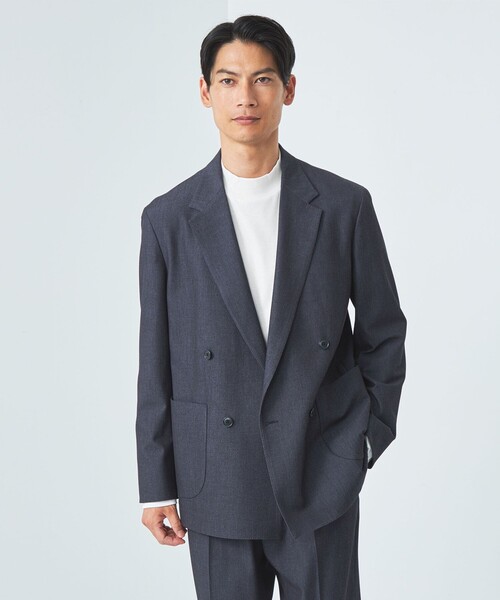 green label relaxing（グリーンレーベルリラクシング）の「L/A ポンチ モックネック カットソー（Tシャツ/カットソー・メンズ・ベージュ/ブラック/ホワイト・M/S/XL/L）」の16枚目の写真