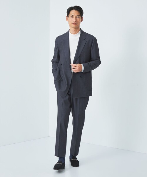 green label relaxing（グリーンレーベルリラクシング）の「L/A ポンチ モックネック カットソー（Tシャツ/カットソー・メンズ・ベージュ/ブラック/ホワイト・M/S/XL/L）」の17枚目の写真