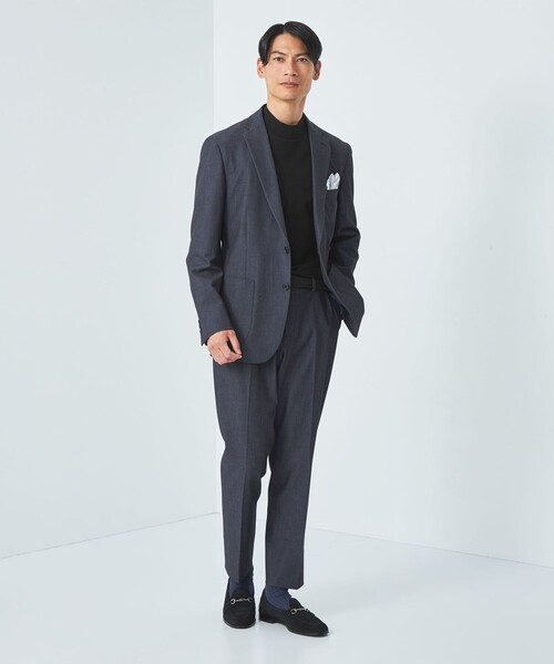 green label relaxing（グリーンレーベルリラクシング）の「L/A ポンチ モックネック カットソー（Tシャツ/カットソー・メンズ・ベージュ/ブラック/ホワイト・M/S/XL/L）」の20枚目の写真