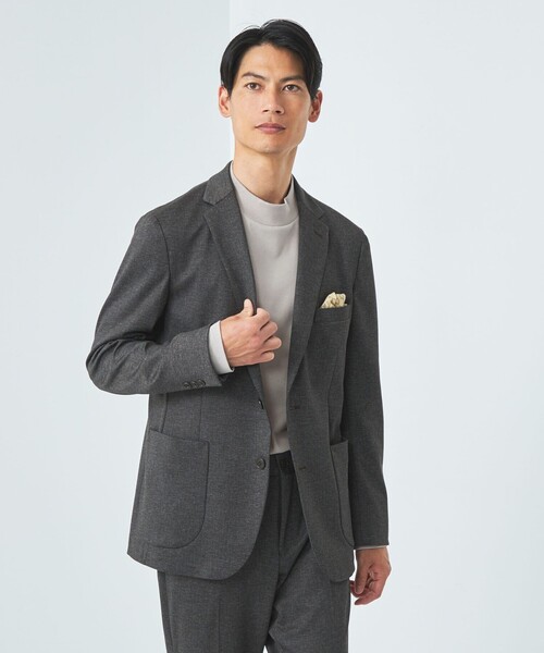 green label relaxing（グリーンレーベルリラクシング）の「L/A ポンチ モックネック カットソー（Tシャツ/カットソー・メンズ・ベージュ/ブラック/ホワイト・M/S/XL/L）」の22枚目の写真